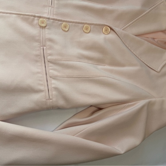 Tribal Pink Blazer with Notched Lapels and Cropped Fit - Picture 6 of 7